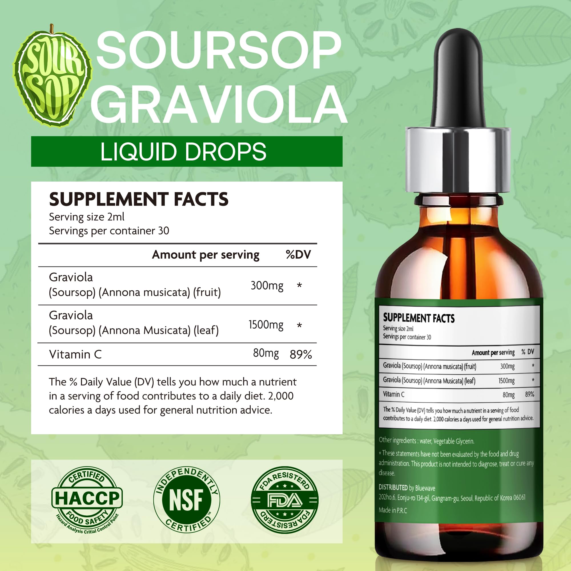 Liquid extract optimized with black pepper and turmeric for absorption.