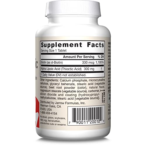 Jarrow Formulas Alpha Lipoic Sustain brand label emphasizing trust