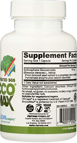 60-count Brocco Max bottle offering a month-long supply