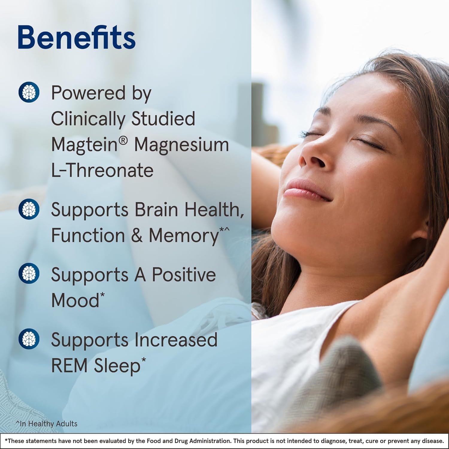MagMind nutrition label closeup highlighting 90 capsules per bottle