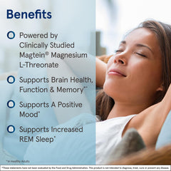 MagMind nutrition label closeup highlighting 90 capsules per bottle