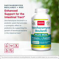 Jarrow Formulas Saccharomyces Boulardii 2-pack box, emphasizing value for ongoing gut care.