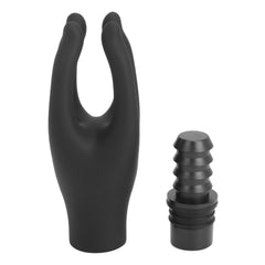 Jauarta fascia massage gun head with four silicone fingers for lifelike fascia work