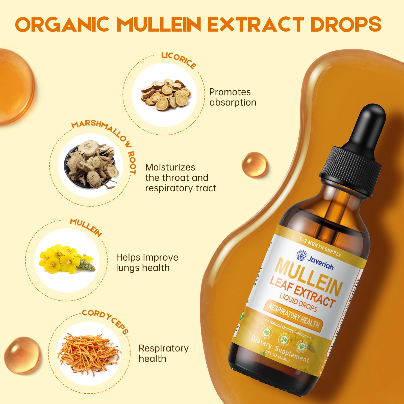 Label close-up emphasizes natural ingredients and alcohol-free formula.