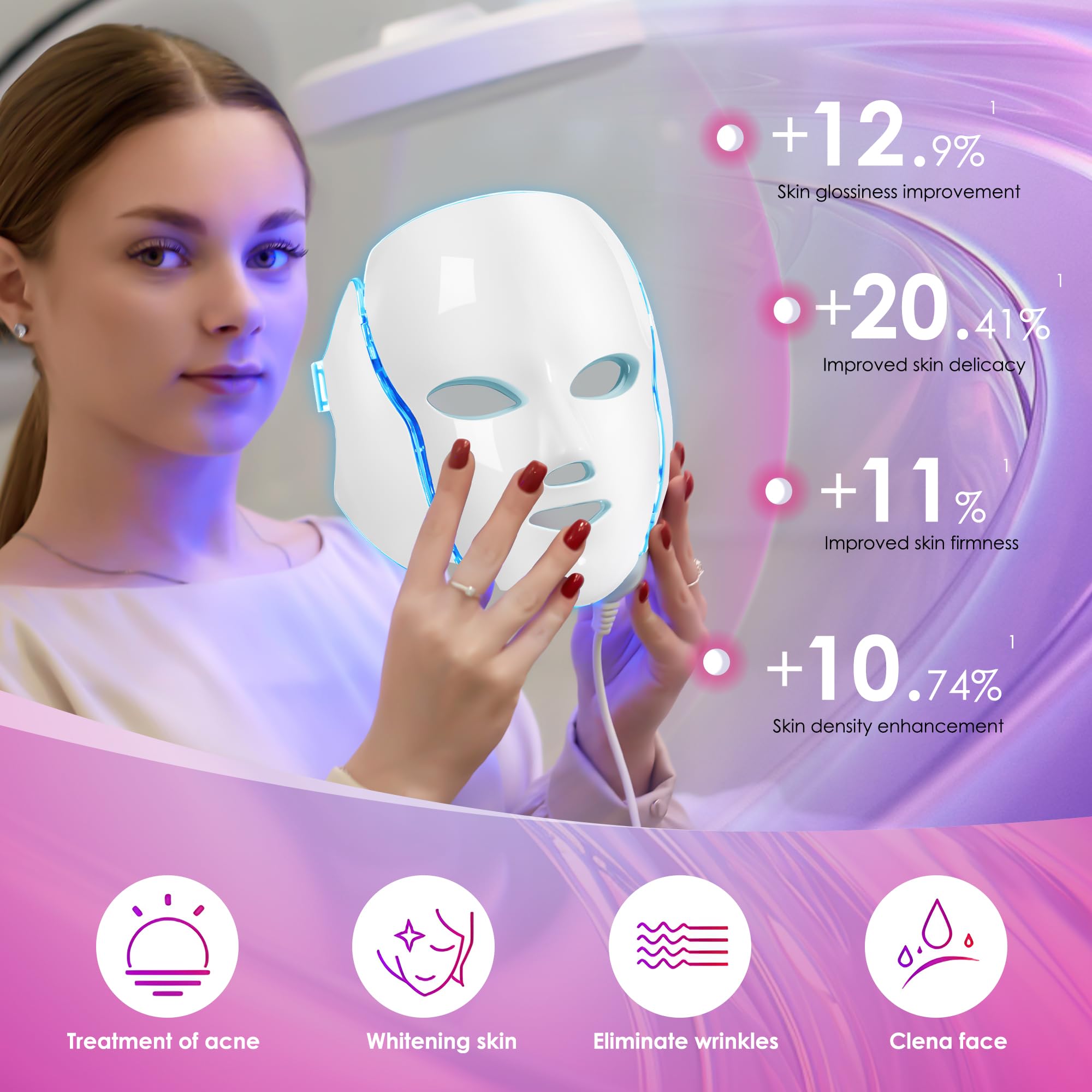 JAY SAREES easy head-touch controls for quick color changes.