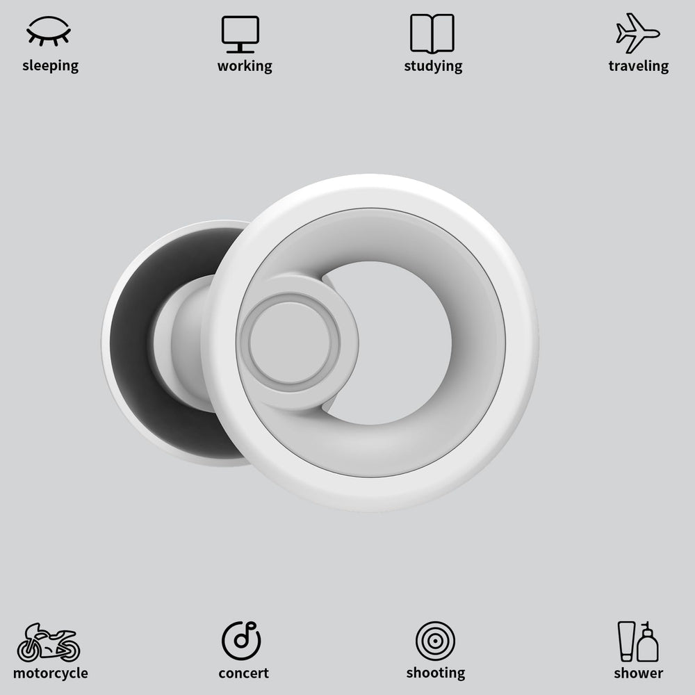 Jayine Ear Plugs in sleep mode promote restful nights