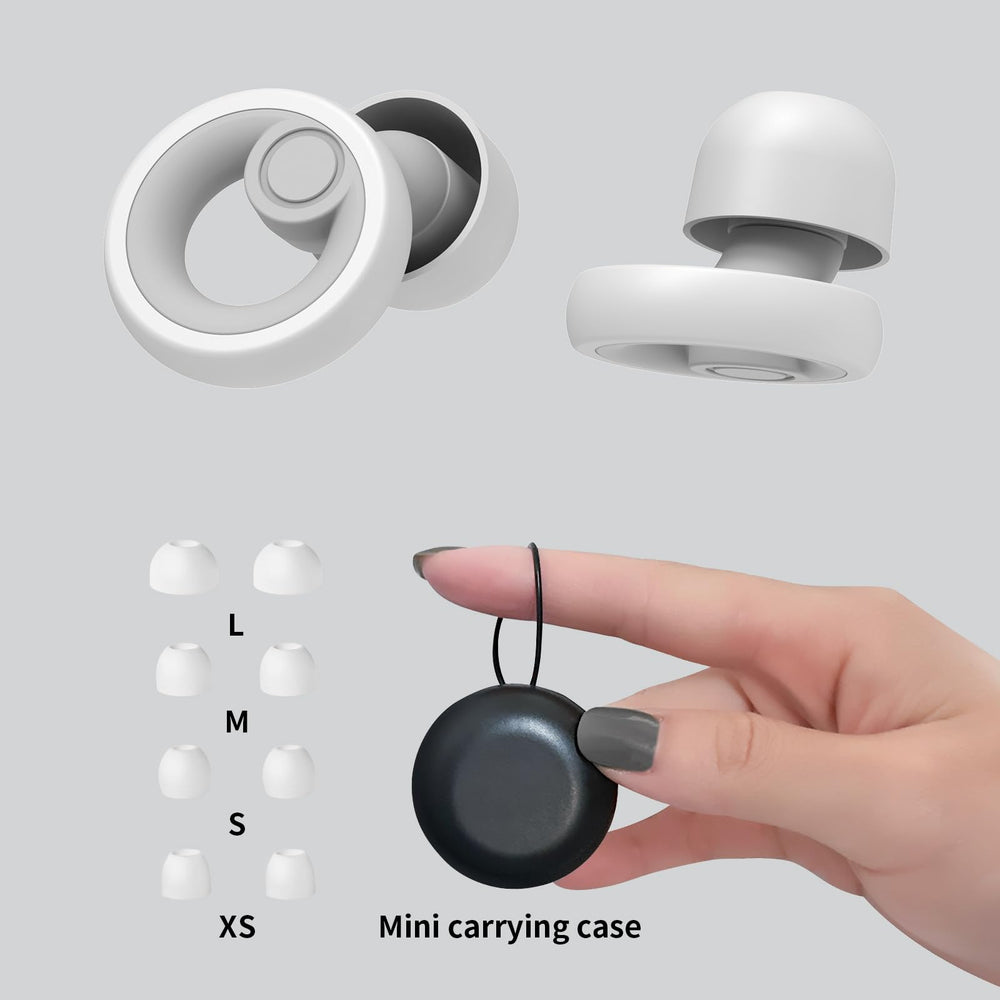 Jayine Ear Plugs with soft silicone tips in XS-L sizes