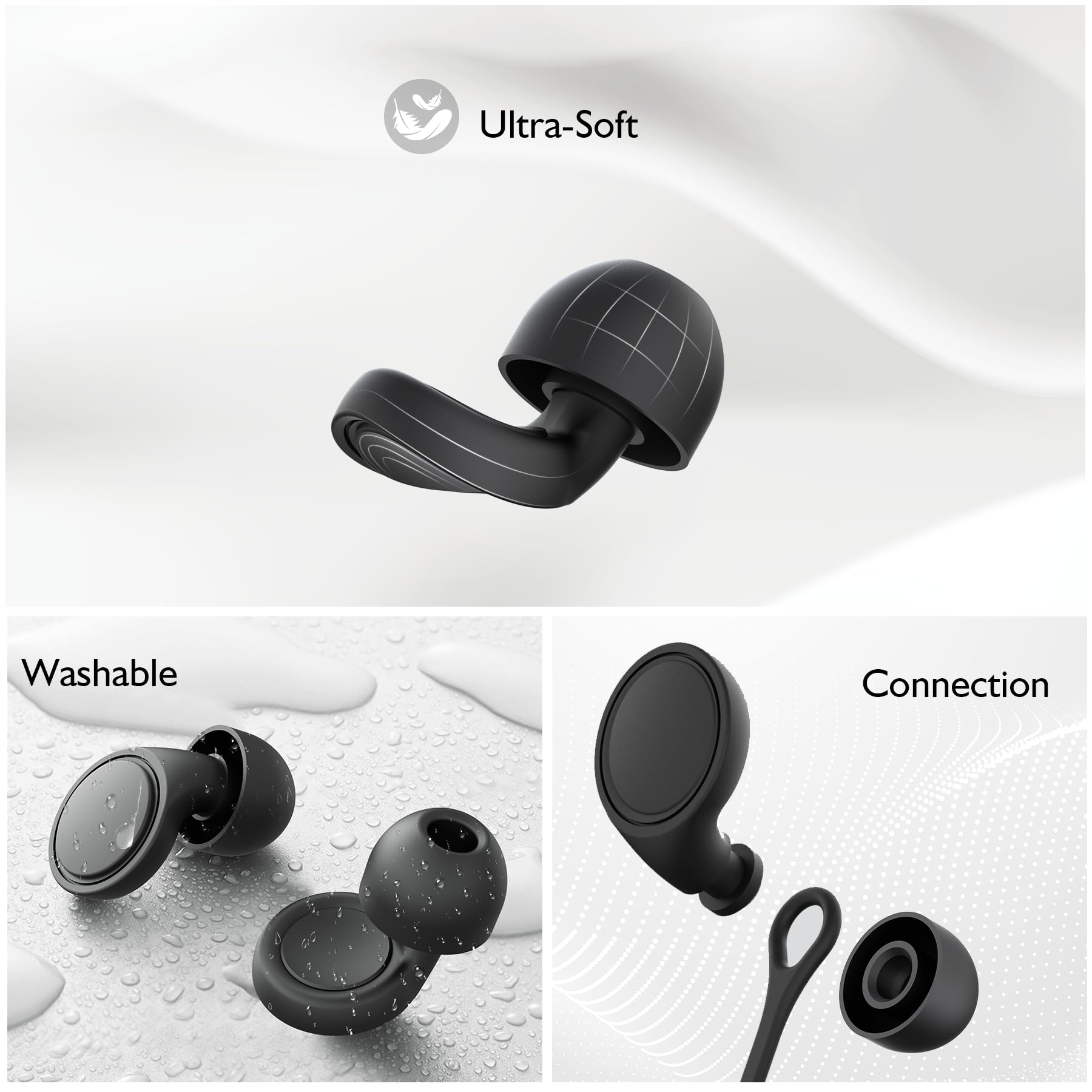 Jayine ear plugs provide 25–30dB noise reduction for focused environments.