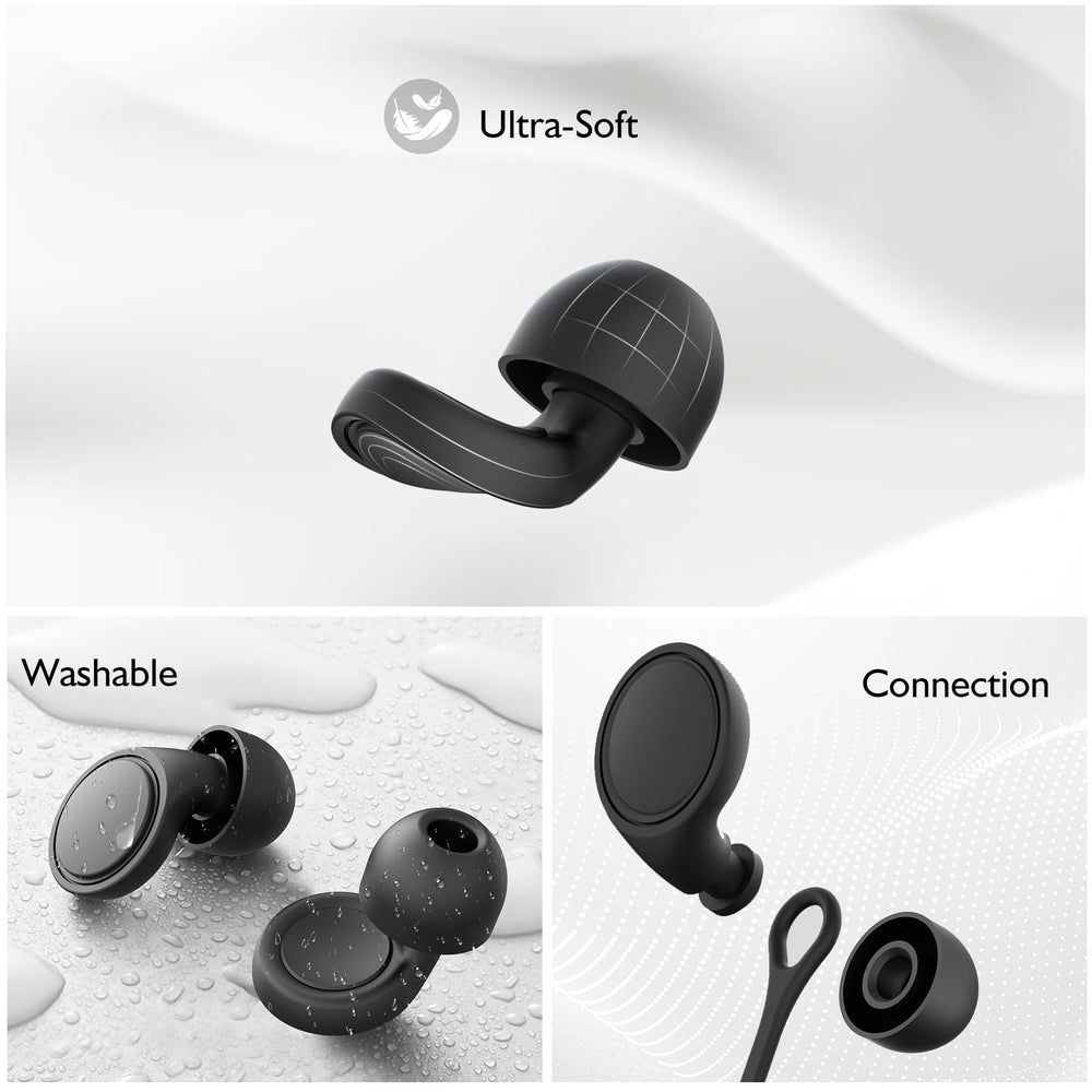 Jayine ear plugs provide 25–30dB noise reduction for focused environments.
