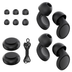 Jayine sleep ear plugs with two soft silicone pairs for quiet rest.