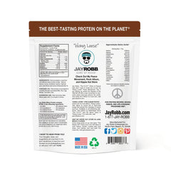 JAYROBB Whey Protein isolate ingredient panel highlights clean protein source