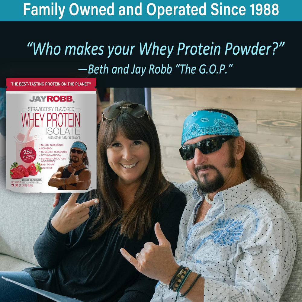 Mixing JAYROBB Strawberry whey protein for versatile shake ideas