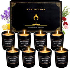 Jaytesen Christmas Lavender candle for calming relaxation and cozy evenings.