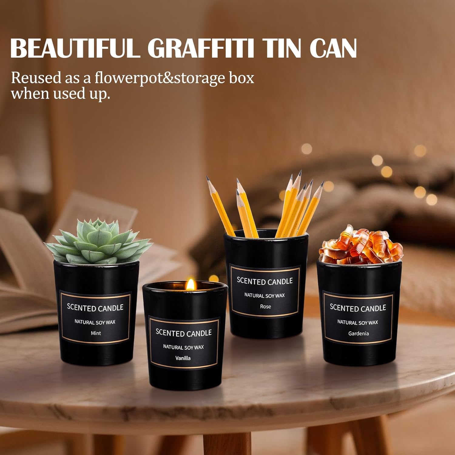 Jaytesen Christmas Rose candle delivering romantic ambiance.