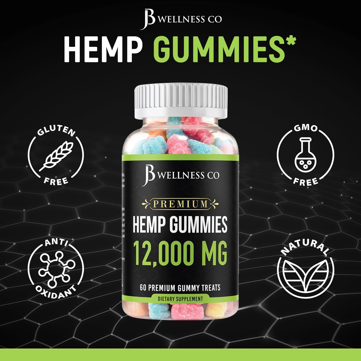 JB Wellness Co 2-pack on shelf, convenient daily wellness routine.