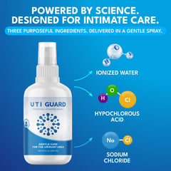 JBOLT Labs UTI Guard bottle in daily-use ritual for ongoing comfort