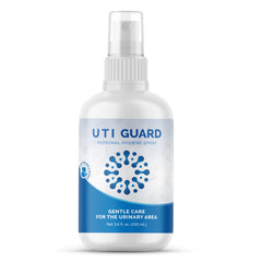 JBOLT Labs UTI Guard spray bottle on counter for quick post-activity protection