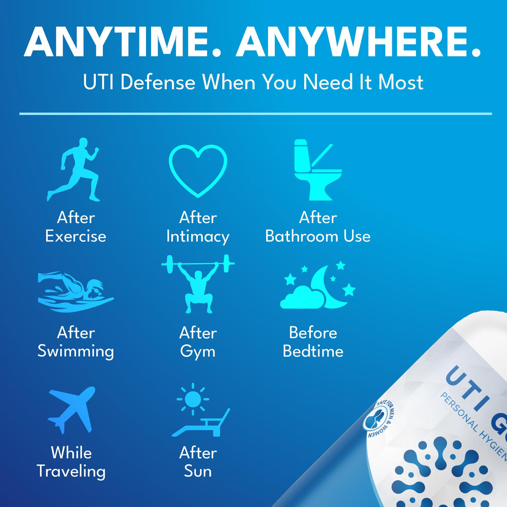 JBOLT Labs UTI Guard travel-friendly bottle tucked in a bag for on-the-go protection