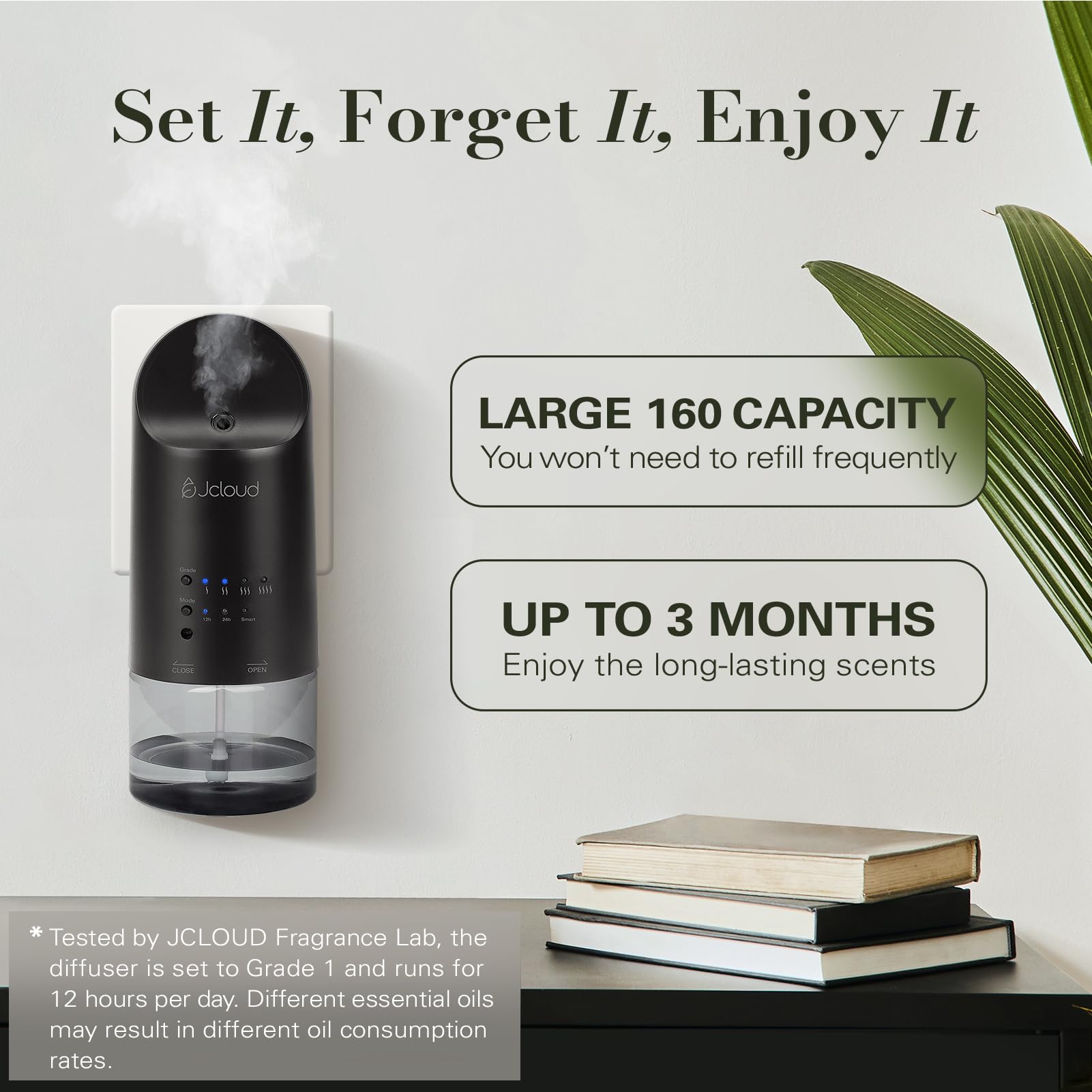 JCLOUD 2025 setup-ready diffuser for instant aroma enjoyment