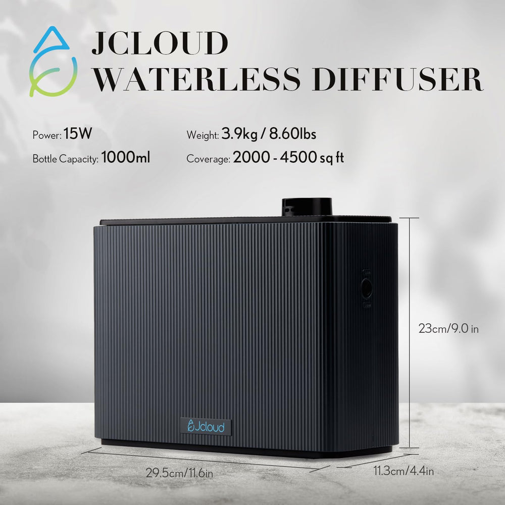 JCLOUD HVAC-compatible diffuser integrates with existing systems.