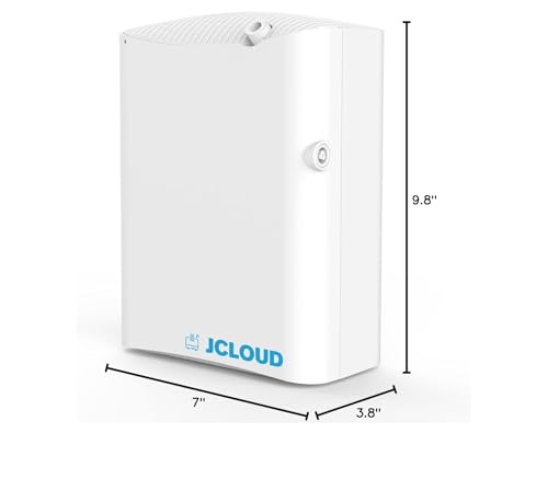 JCLOUD diffuser demonstrates 4500 sq ft coverage in a large open space.