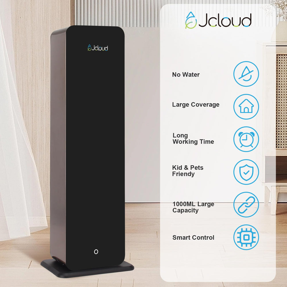 JCLOUD Upgrade Diffuser app-setup enables Bluetooth control for personalized scents.