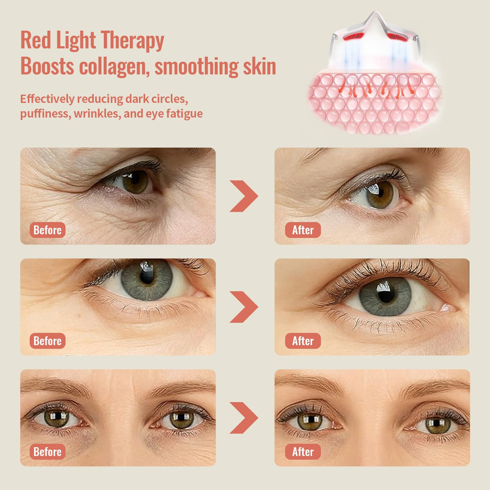 JCOTTON 3D surround fit design hugs contours for targeted under-eye care.