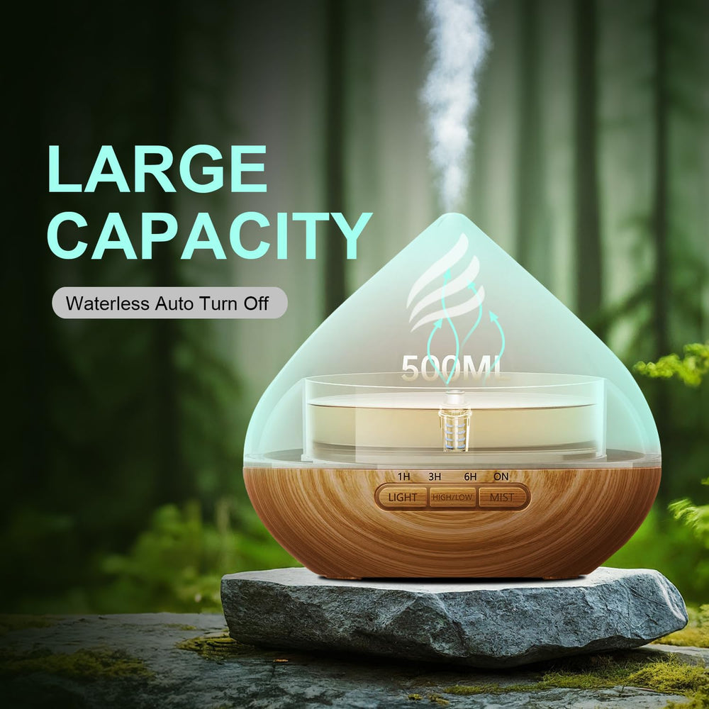 JcrAsZZF 500ml capacity diffuser coverage up to 40m2.