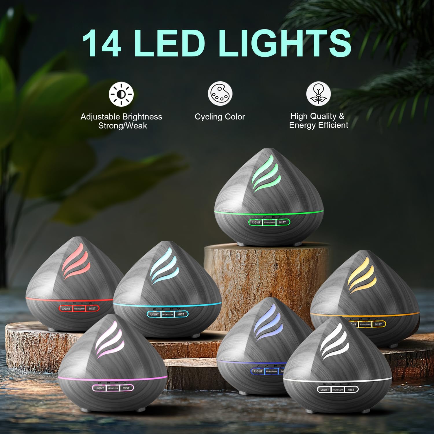 Large-capacity JcrAsZZF diffuser ideal for living spaces