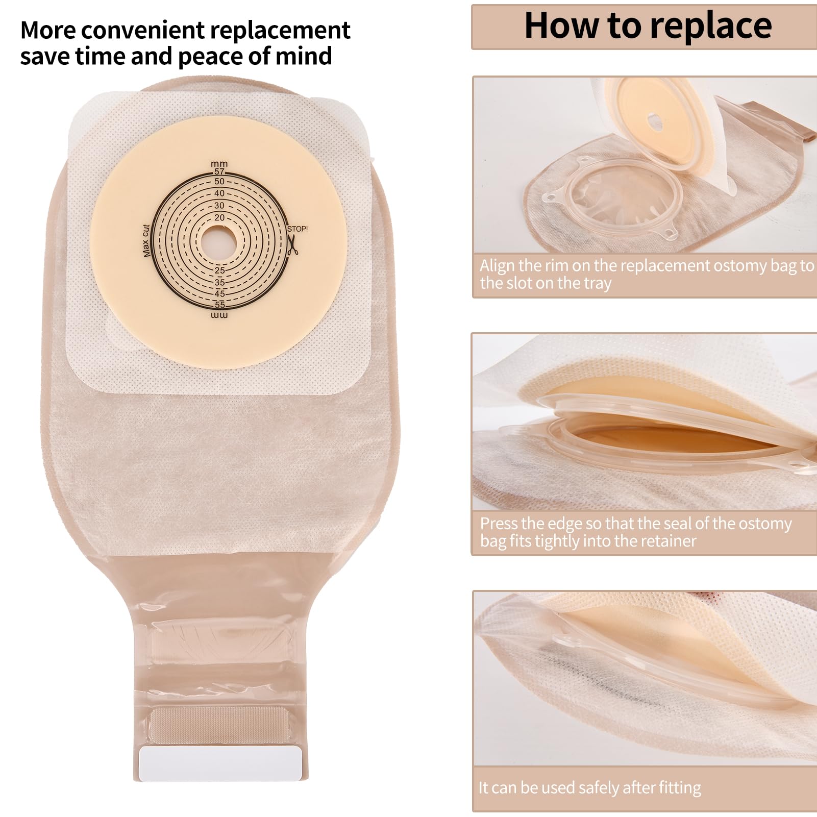 Jctracy buckle ring closure design for easy bag attachment