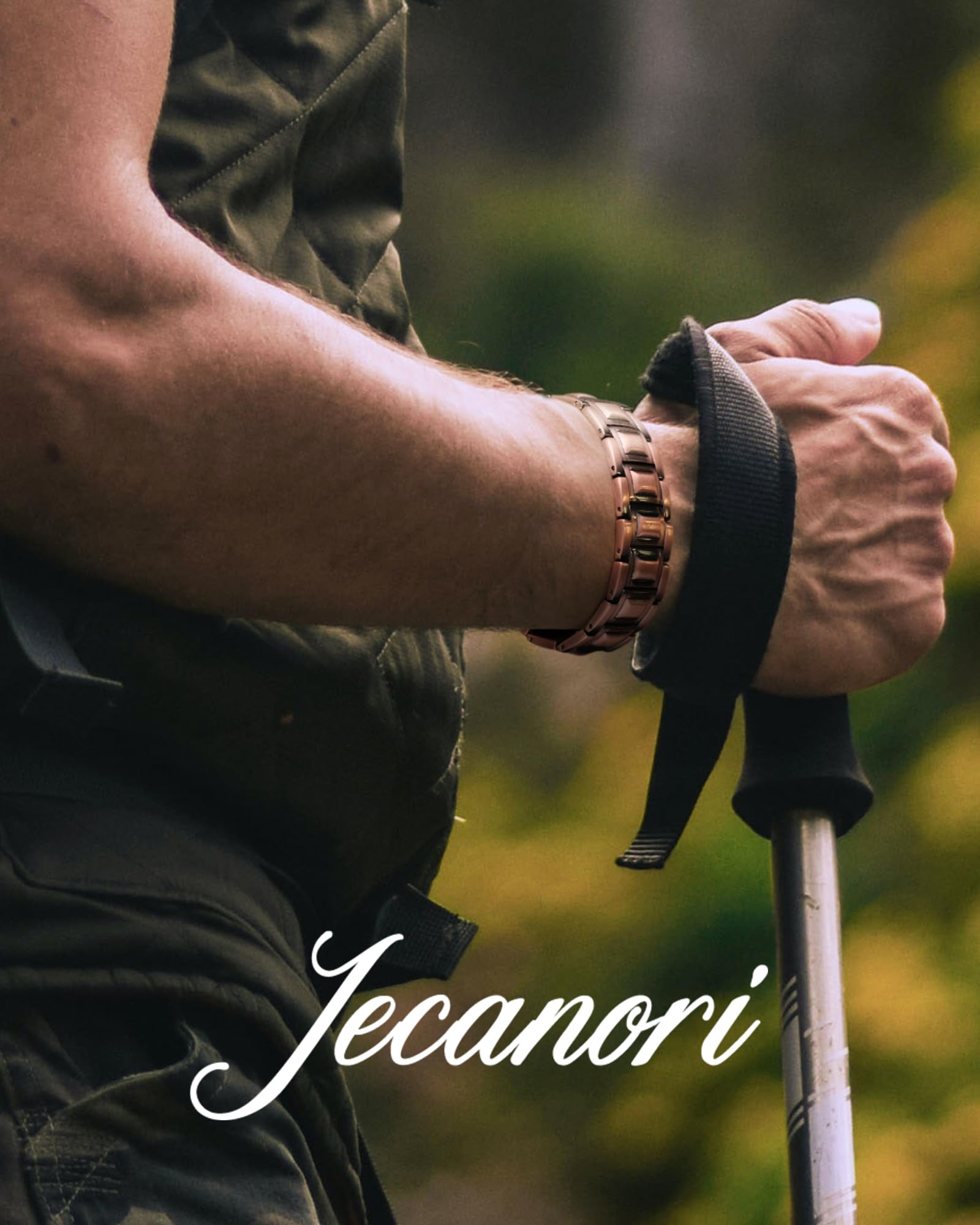 Jecanori 23 cm length copper bracelet fits many wrists comfortably.