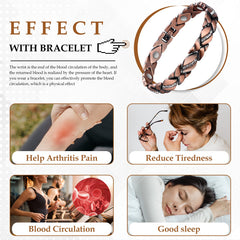 Jecanori adjustable bracelet length for a perfect at-home fit.