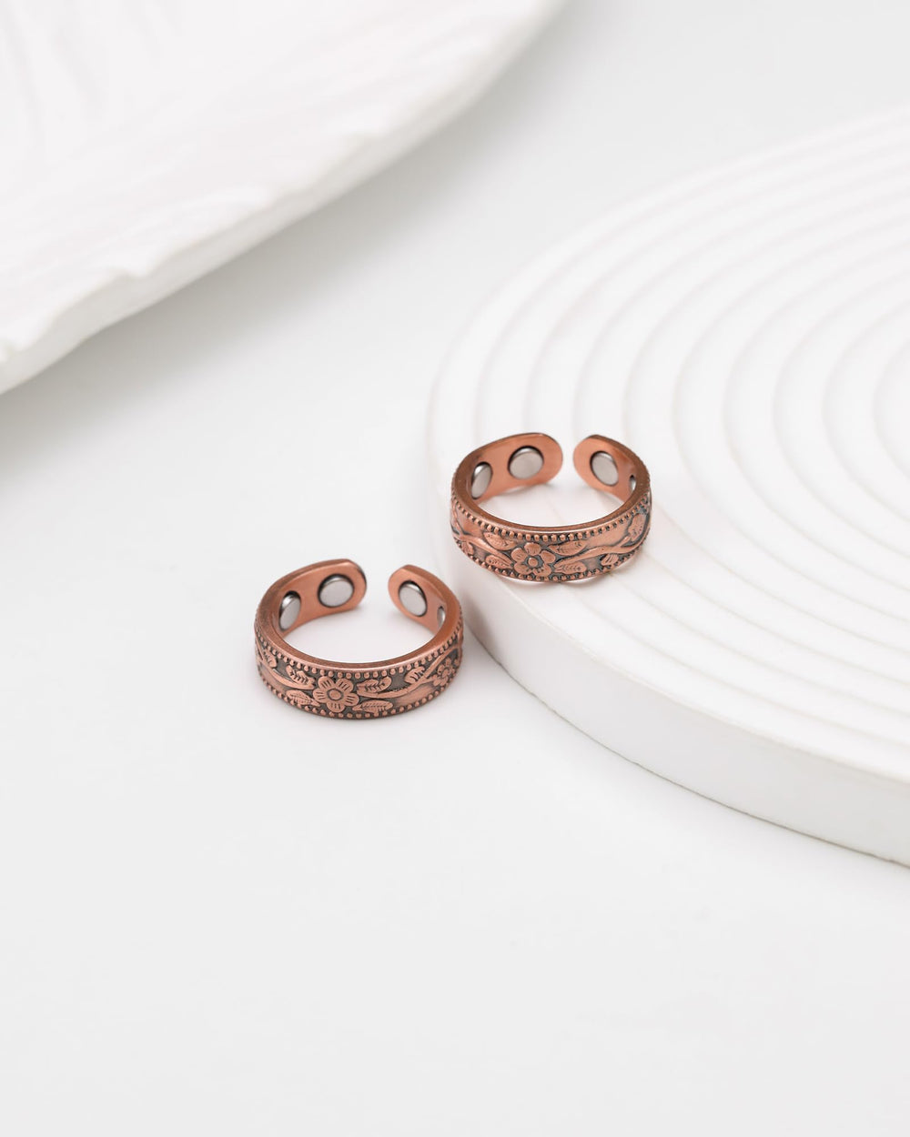 Jecanori Anillo de cobre magnético para uso deportivo diario
