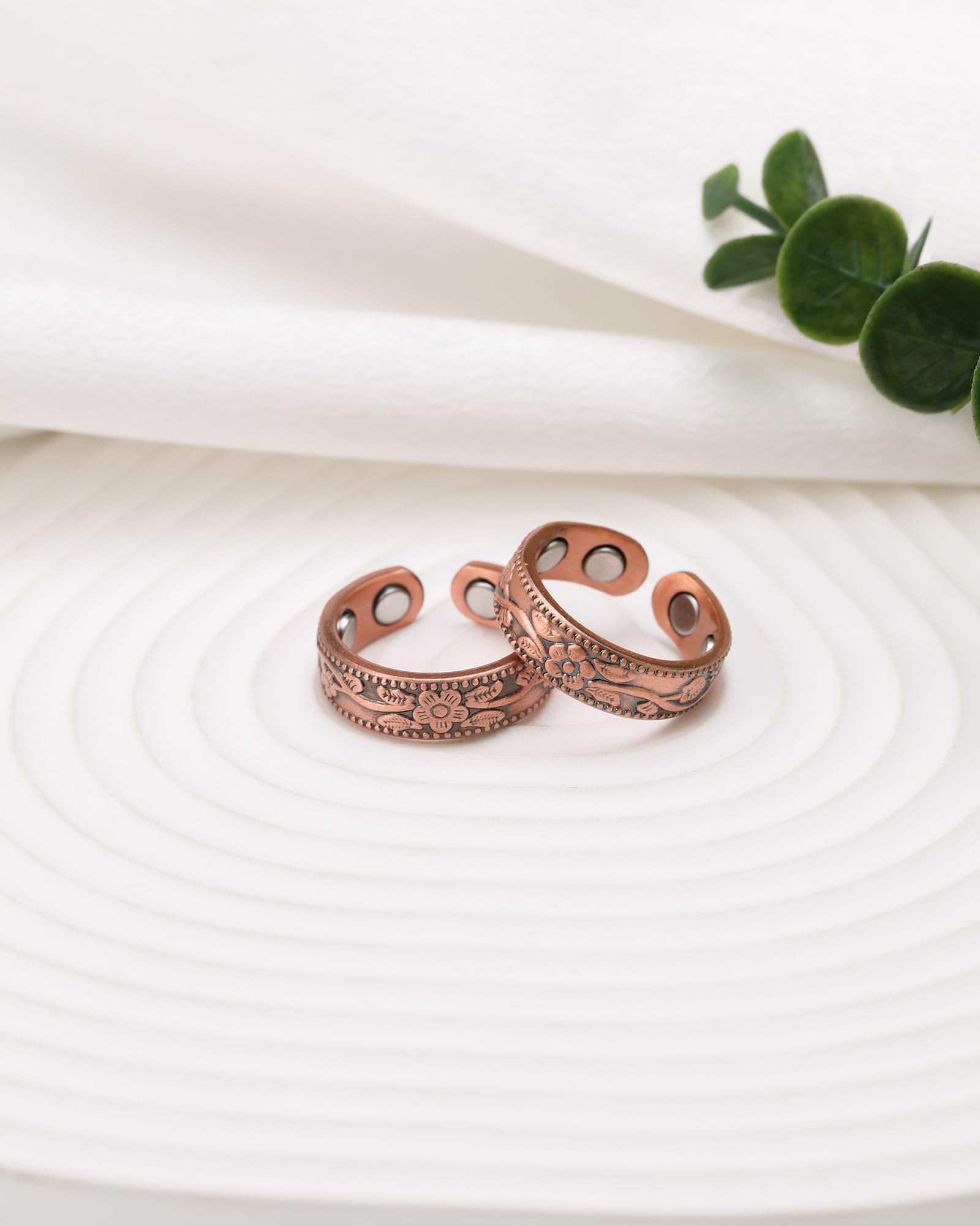Jecanori Anillo de cobre, regalo especial para ocasiones
