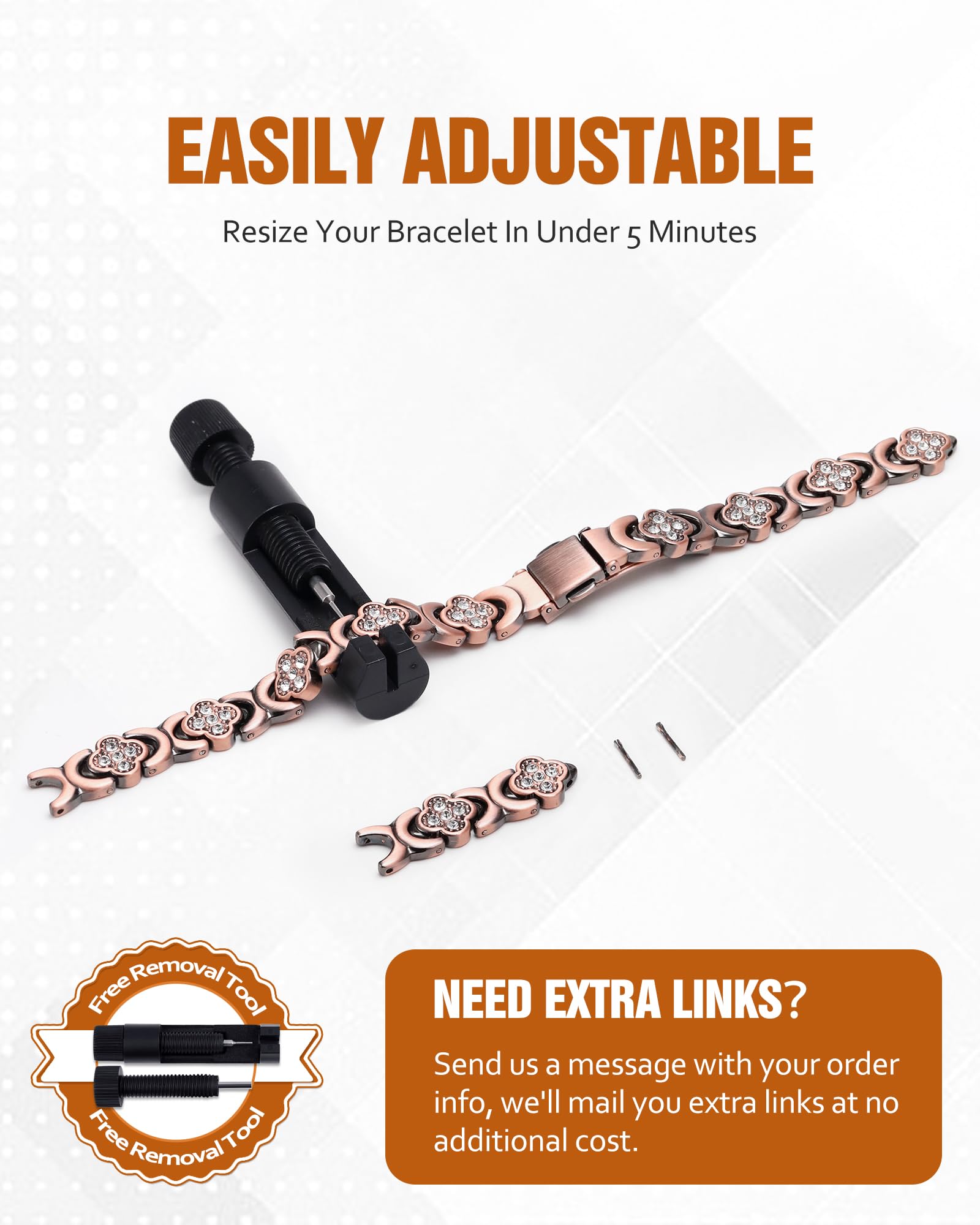Bracelet styled with a casual outfit for versatile wear.