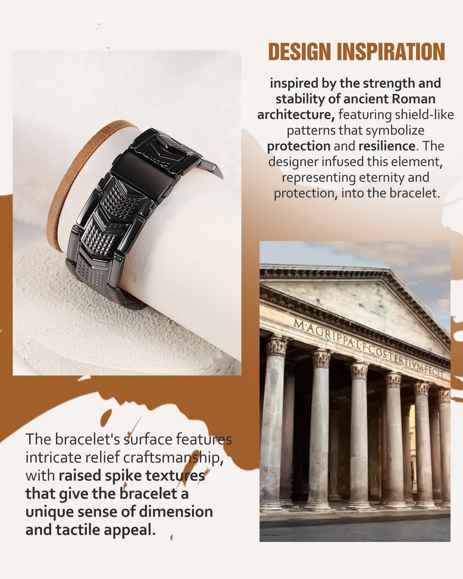 Jecanori bracelet includes free sizing tool for personalized fit