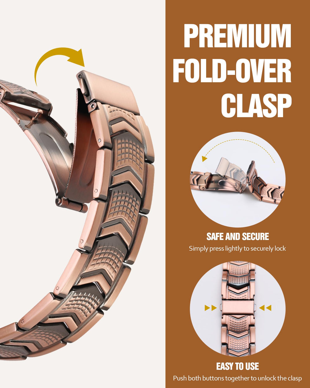 Jecanori bracelet on wrist with versatile everyday style.