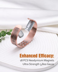 Jecanori copper bracelet Tree of Life design adds timeless style.