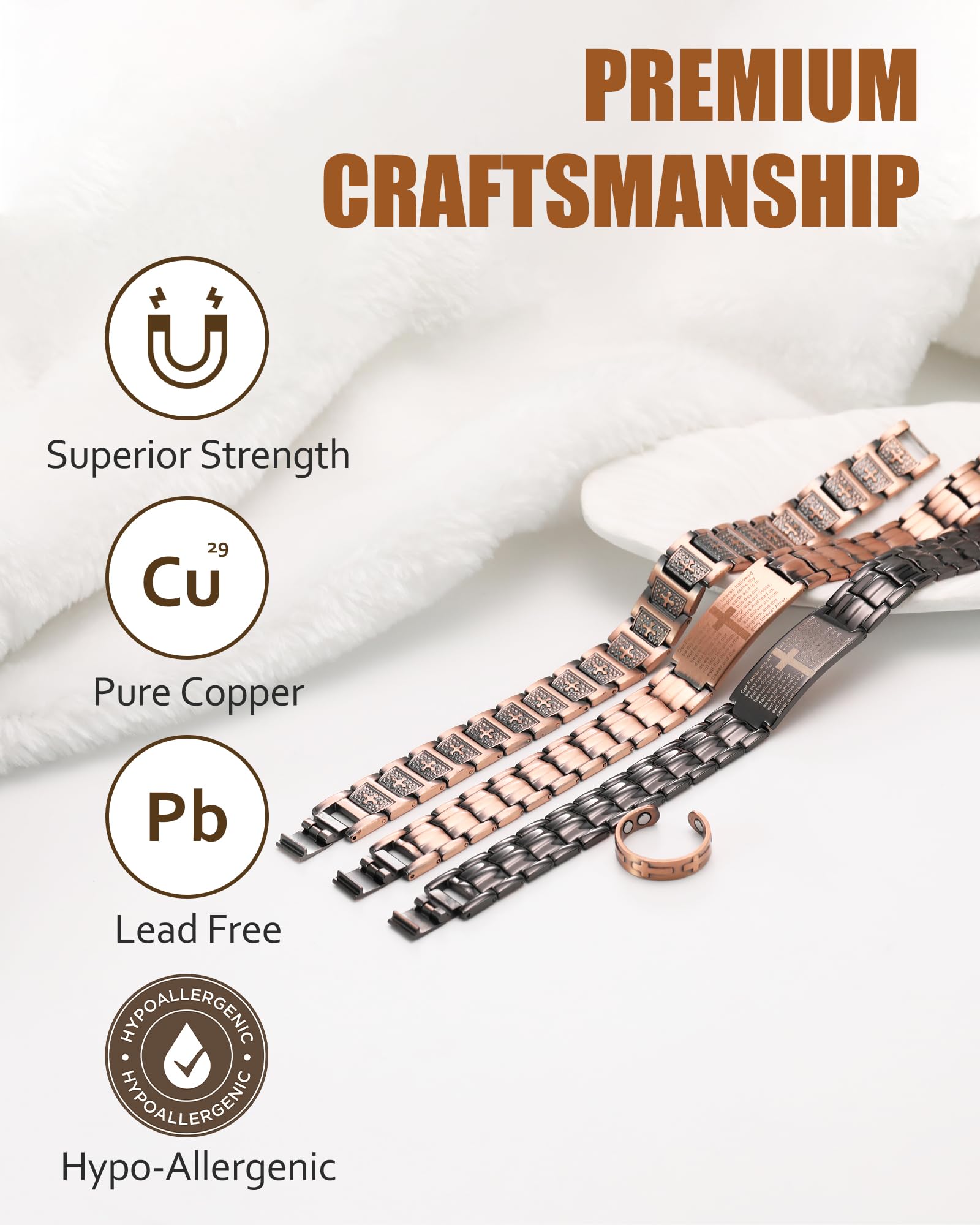 Jecanori cross design with biblical inscriptions for meaningful style