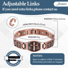 Jecanori free sizing tool included with magnetic bracelet