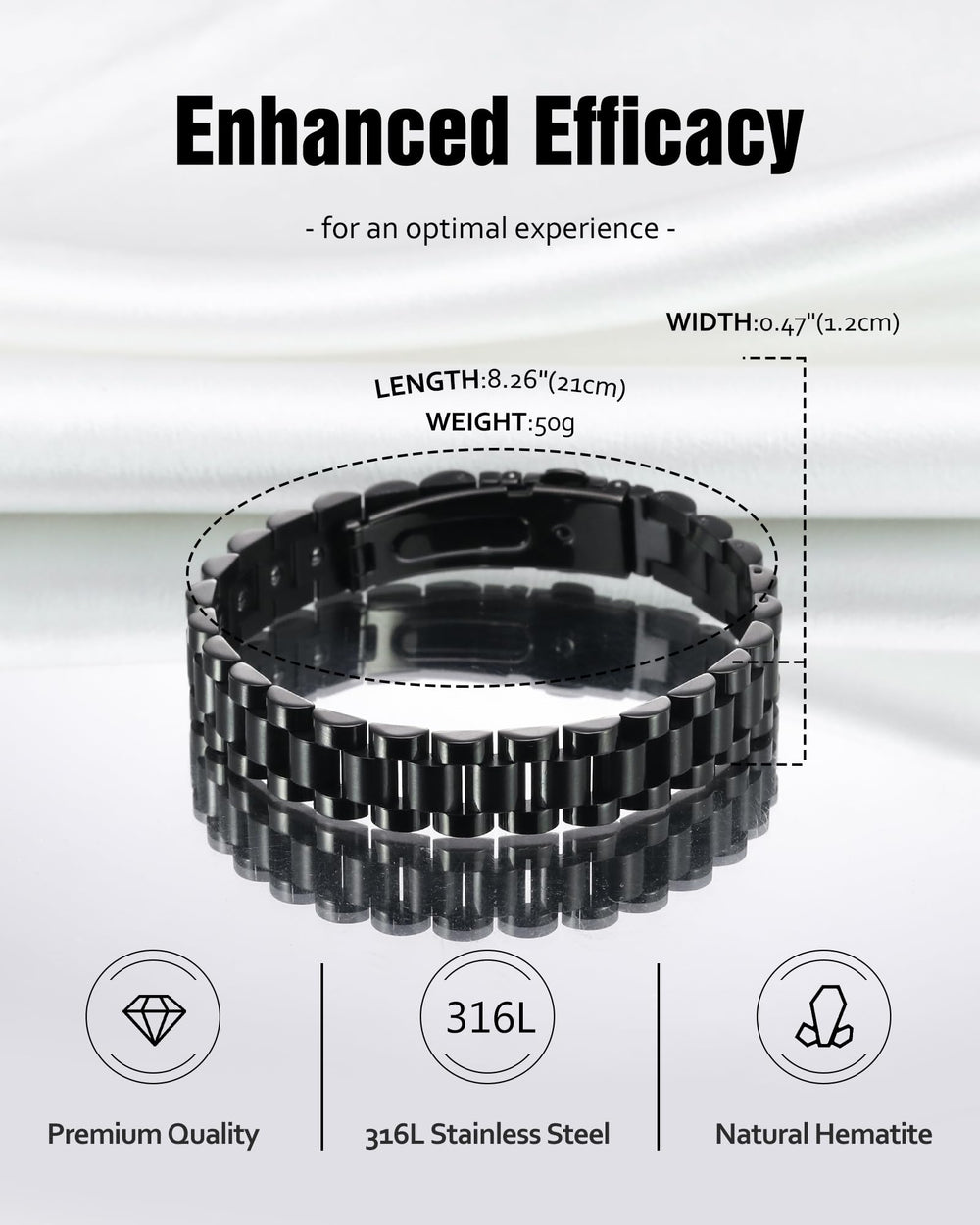 Jecanori hypoallergenic nickel-free design for sensitive skin and clean metal finish