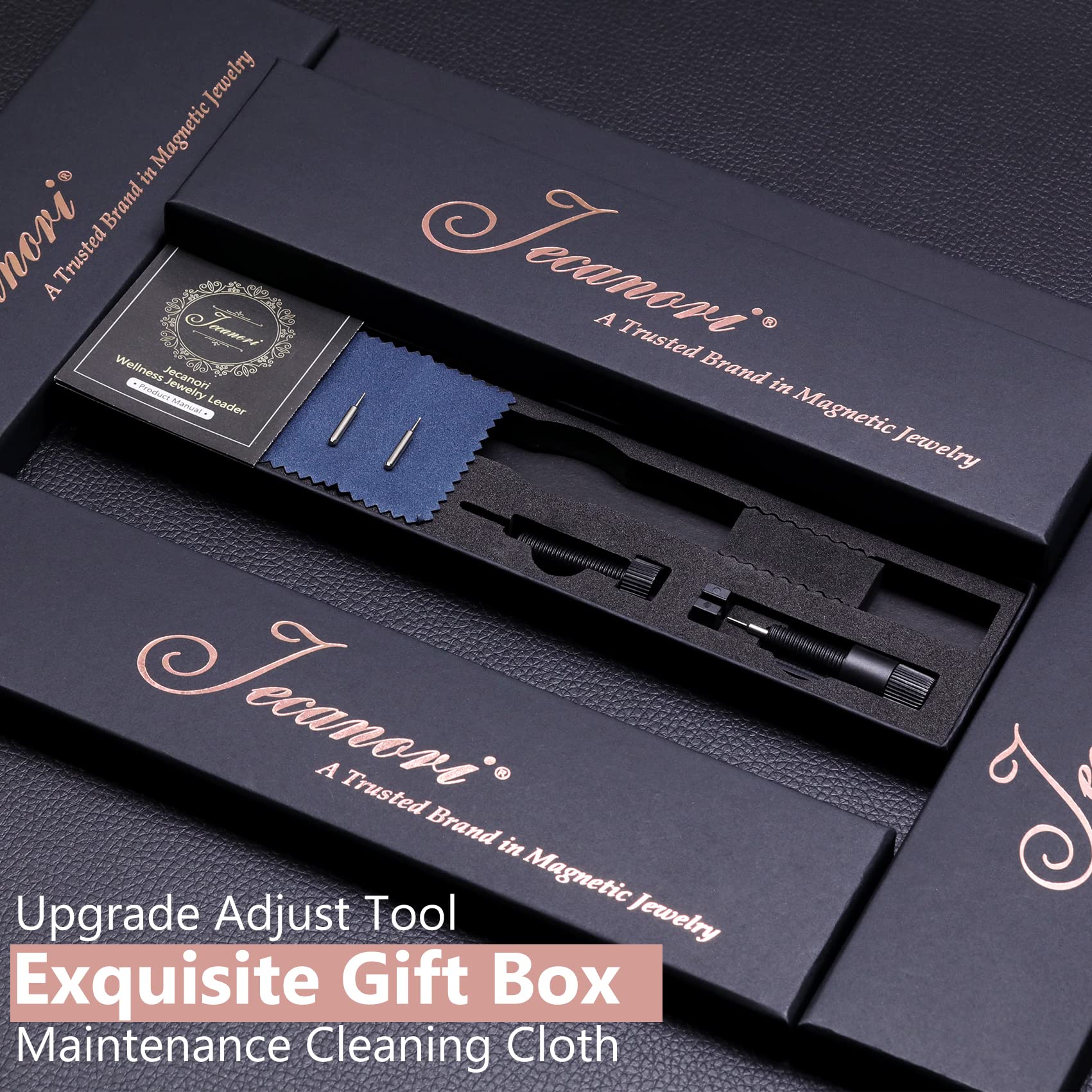 Waterproof, hypoallergenic Jecanori bracelet designed for everyday use.