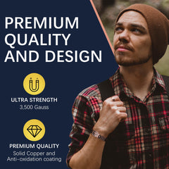 Jecanori magnetic copper ring adds bold style for everyday wear