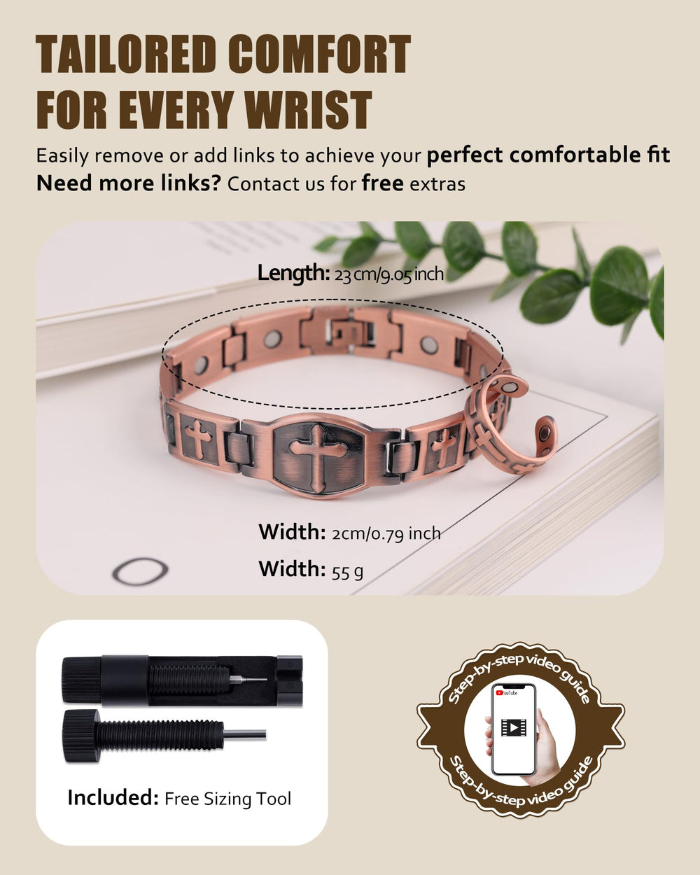 Jecanori on-wrist styling suitable for office and casual wear.