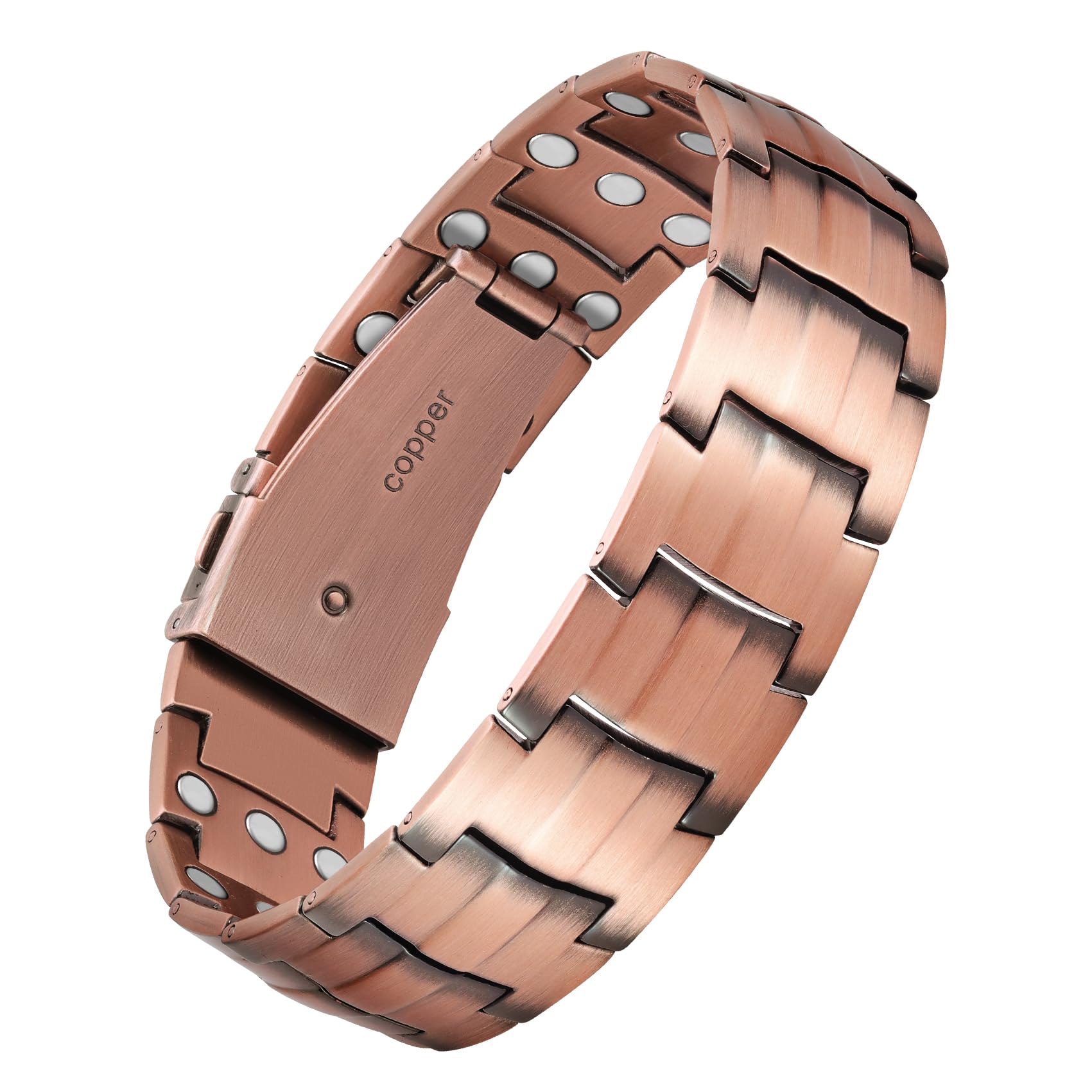 Jecanori Pure Copper Bracelet for Men with sleek design for everyday style and comfort.