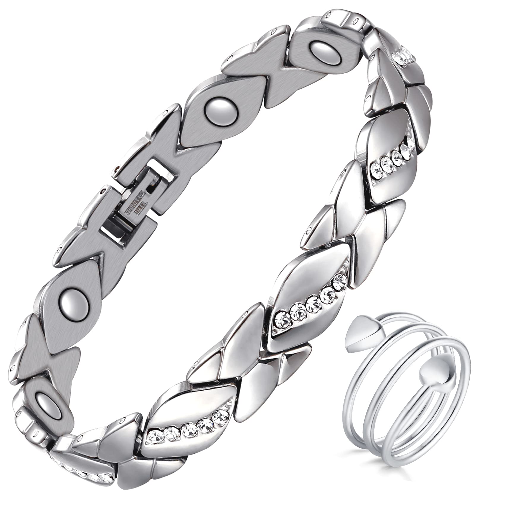 Jecanori pure copper bracelet for women with a smooth hypoallergenic finish for everyday wear