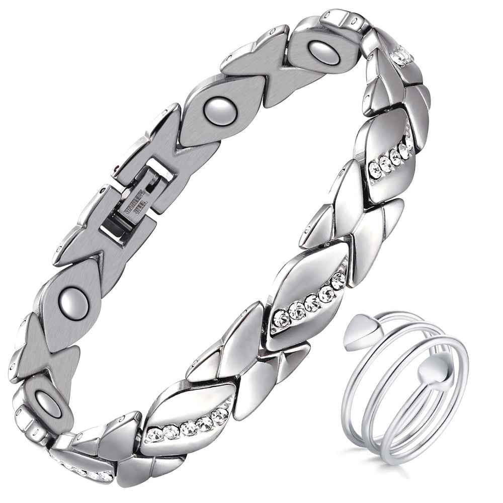Jecanori pure copper bracelet for women with a smooth hypoallergenic finish for everyday wear