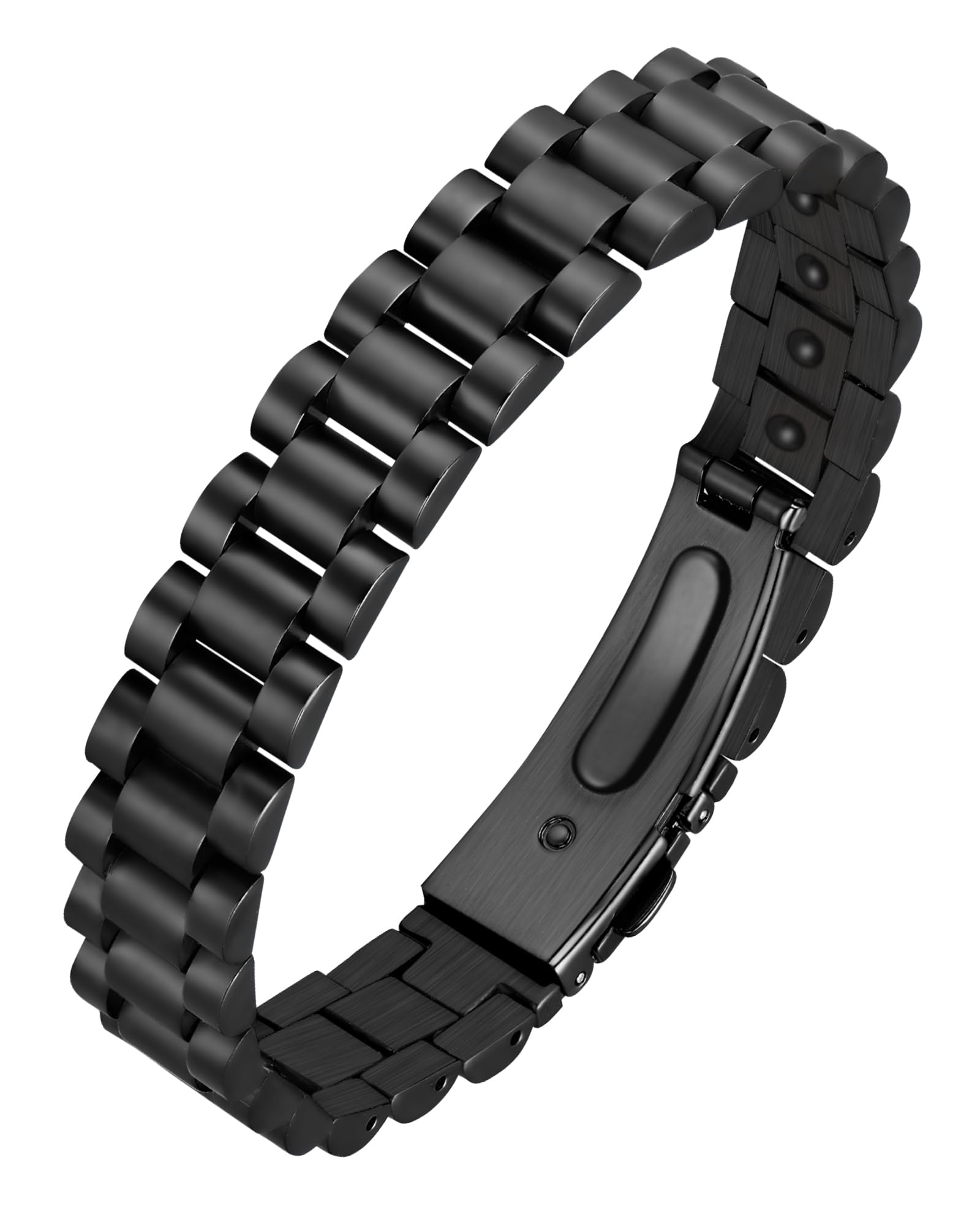 Jecanori Ultra Strength Magnetic Bracelet close-up showing powerful magnets for daily wear