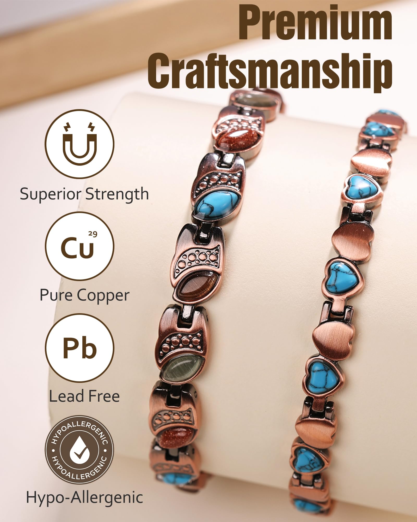 Lifestyle shot of the Jecanori bracelet worn daily for subtle elegance