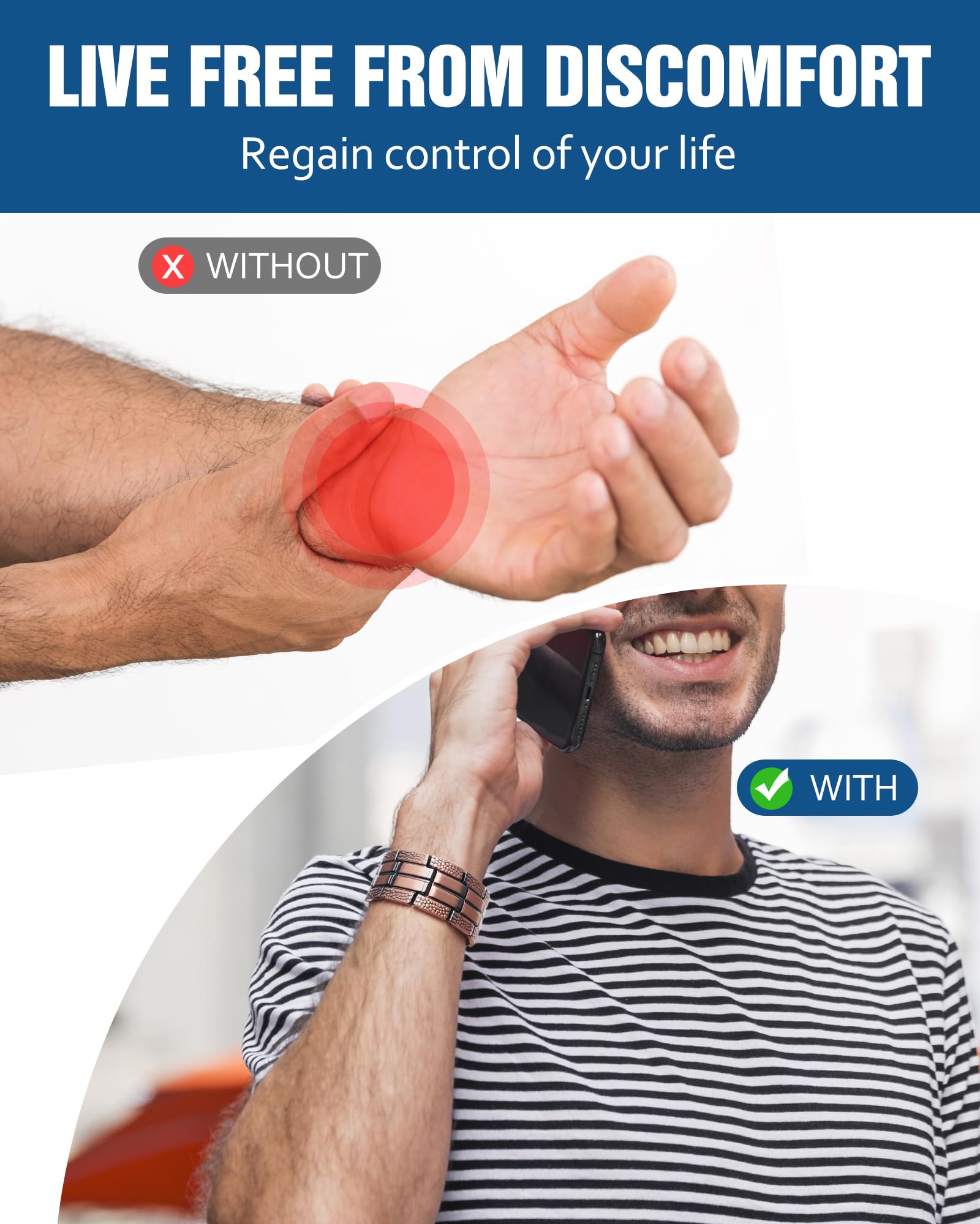 Jecanori wrist-wear comfort and versatile styling for everyday use.